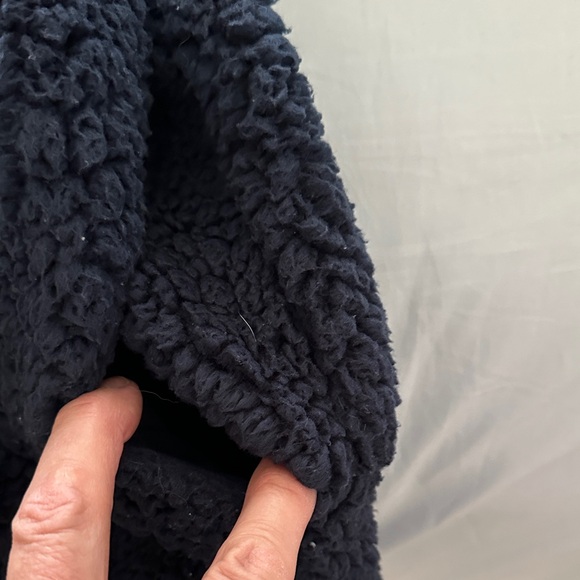 Elodie navy Sherpa Sweatshirt - Picture 5 of 5